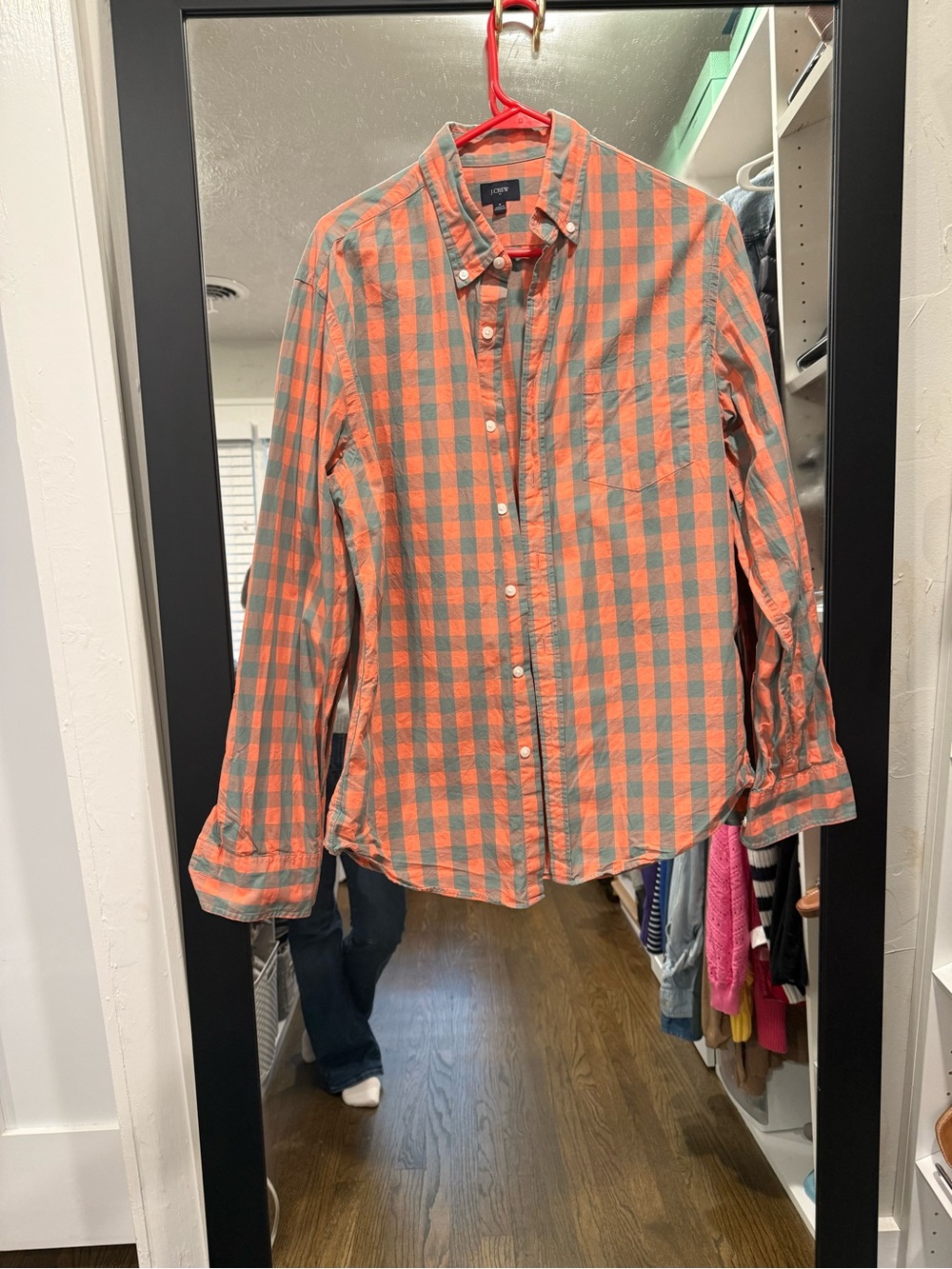 J.Crew Checkered Button Down